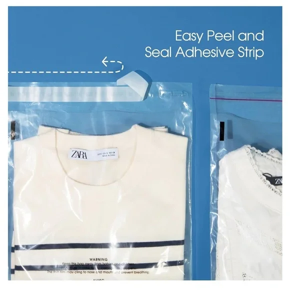 Spartan Industrial 100 18”x24” Plastic Bags with Seal - Picture 5 of 6